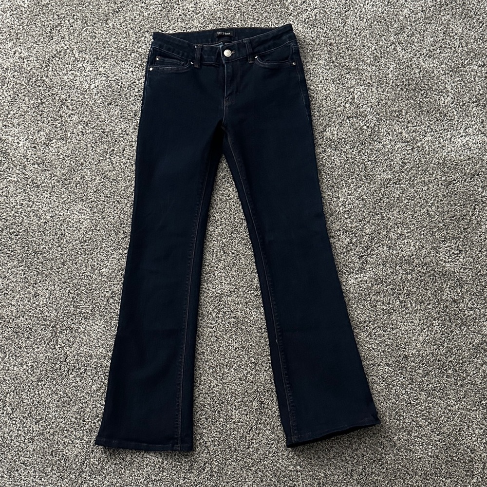 Women’s Dark Blue Skinny Flare Jeans - White House Black Market - 0S